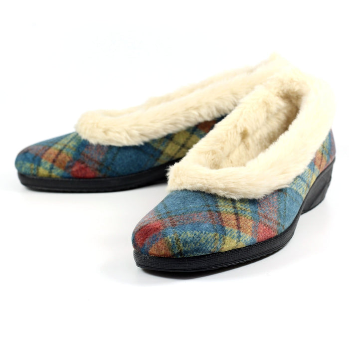 Hoxton Blue Slipper