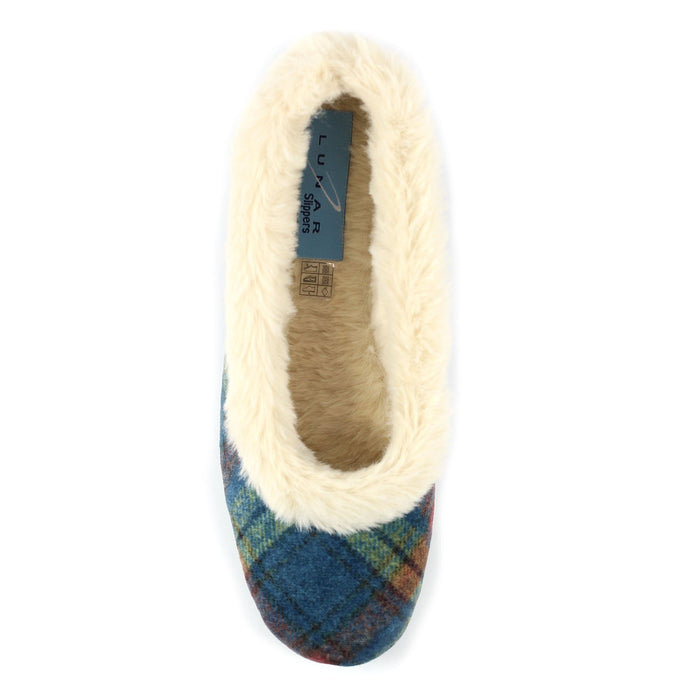Hoxton Blue Slipper