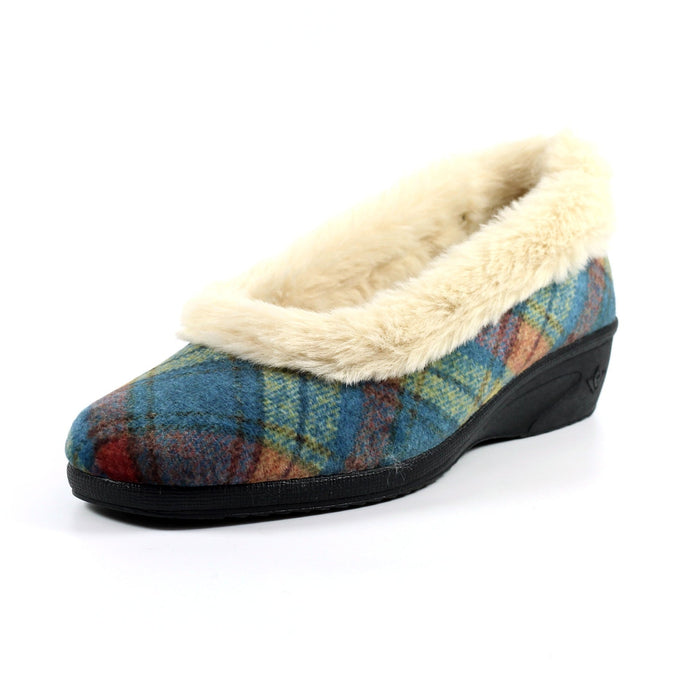 Hoxton Blue Slipper