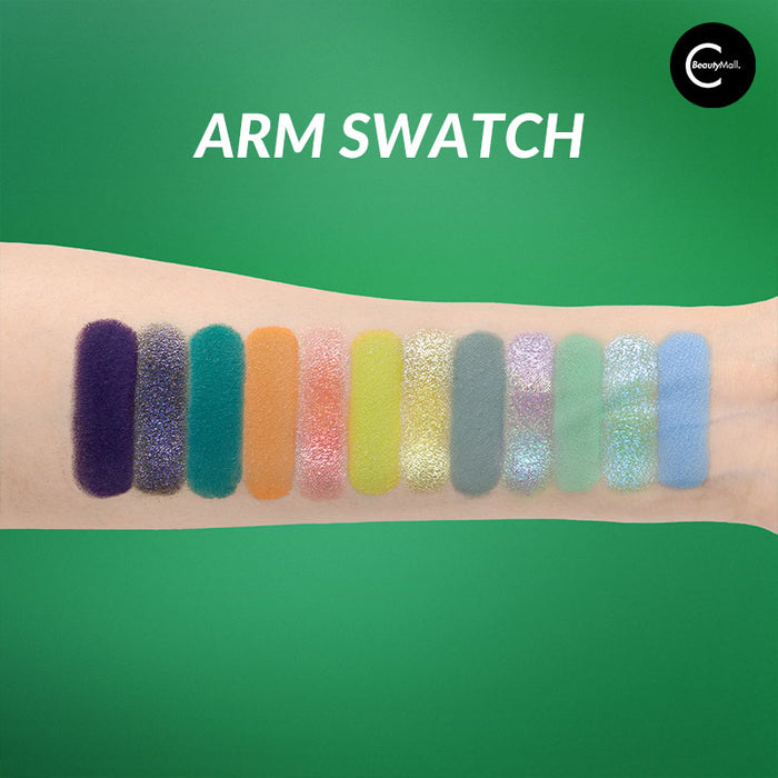 HUAXU 12-Color Magnetic Chameleon Eyeshadow Palette - #Dionysus style #03 Dionysus