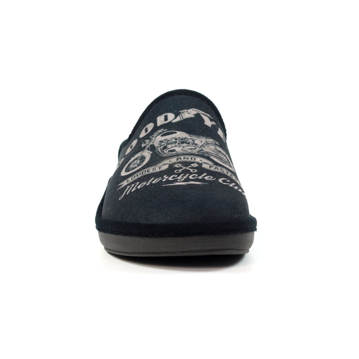 Huxley Grey Mule Slipper