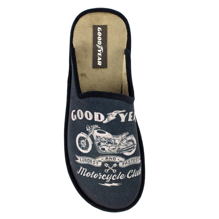 Huxley Grey Mule Slipper