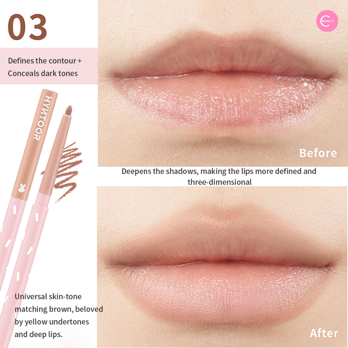 HYNTOOR Chocolate Stick Plump Lip Liner detail