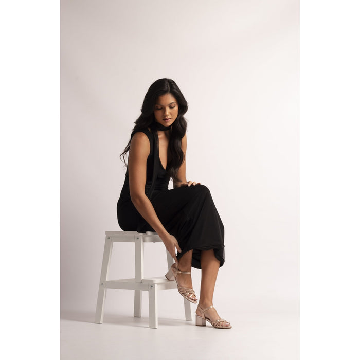 Imani Rose Block Heel Sandal