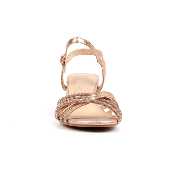 Imani Rose Block Heel Sandal