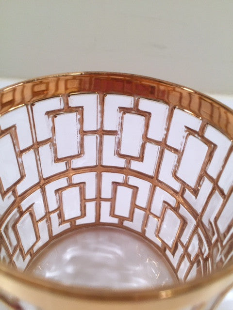 Imperial Glass - Shoji 22-Karat Gold Mid-Century Single Glass ( 1 )