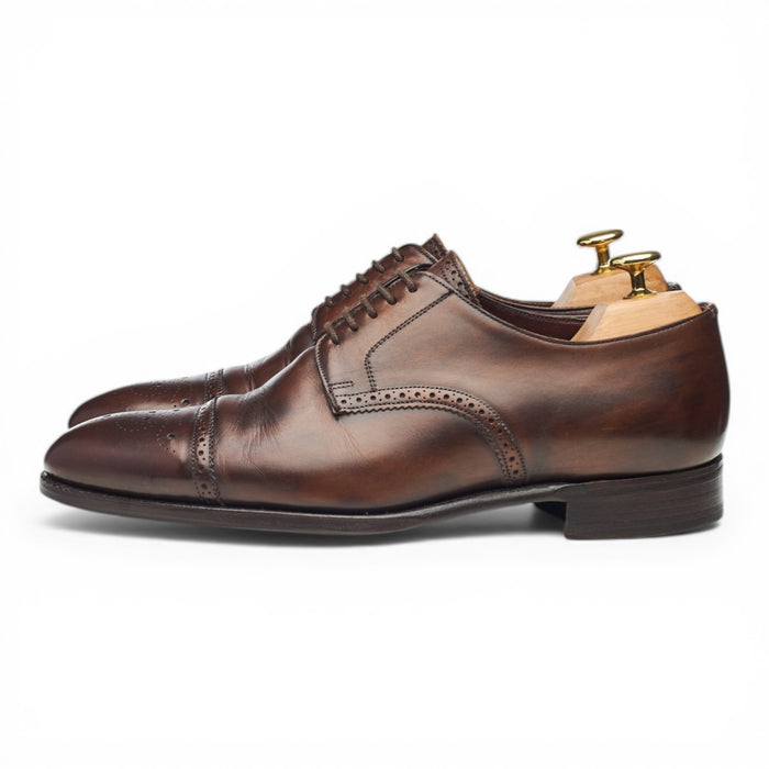 Imperial 'Osborne' Dark Brown Leather Derby Brogues UK 7.5 F