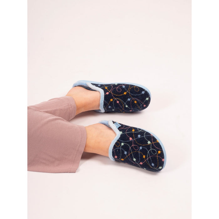 Impulse Navy Slipper
