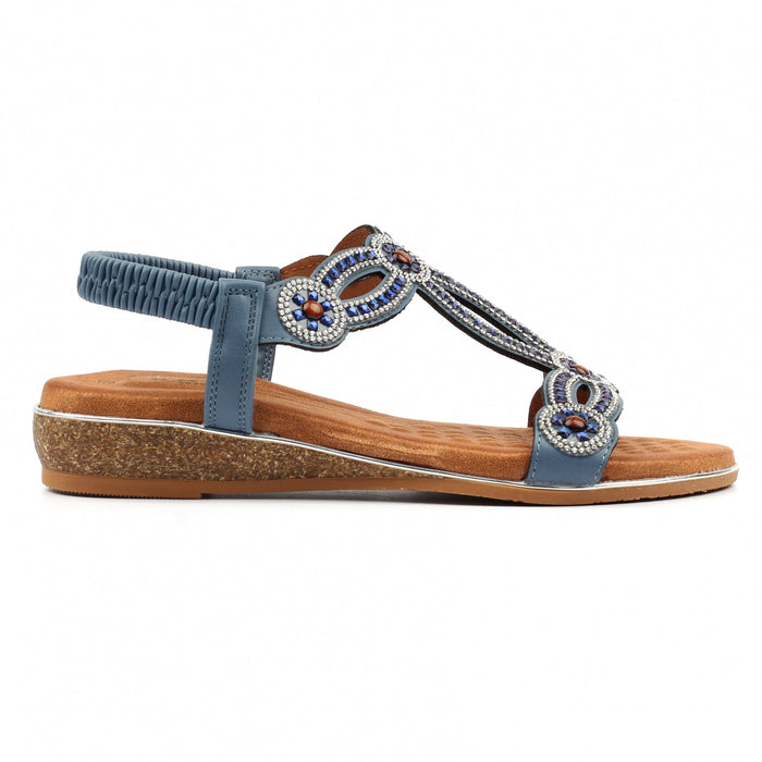 Indigo Blue Wide Fit Sandal