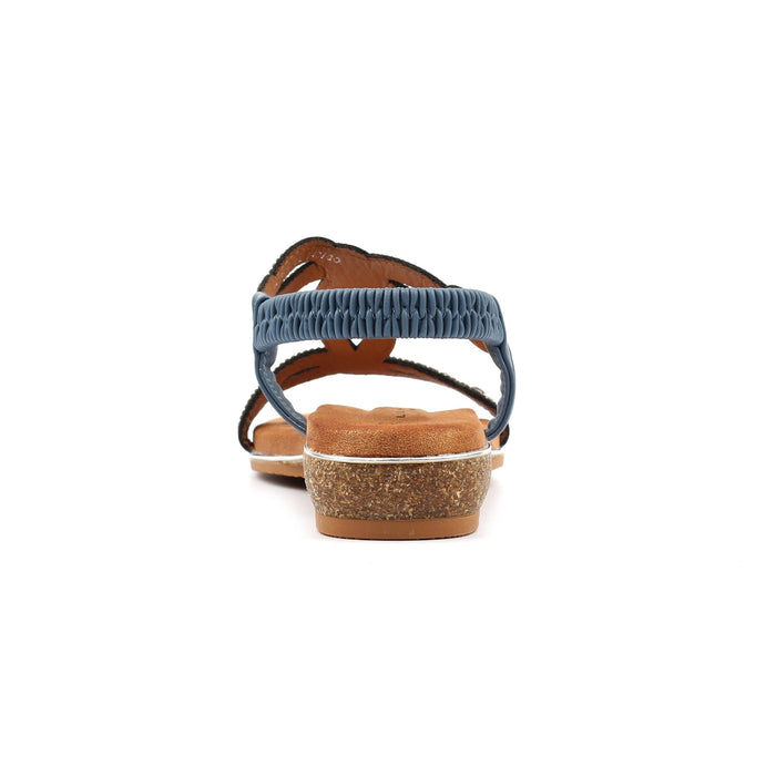 Indigo Blue Wide Fit Sandal