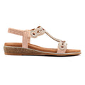Indigo Pink Wide Fit Sandal
