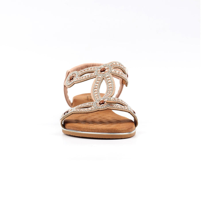 Indigo Pink Wide Fit Sandal