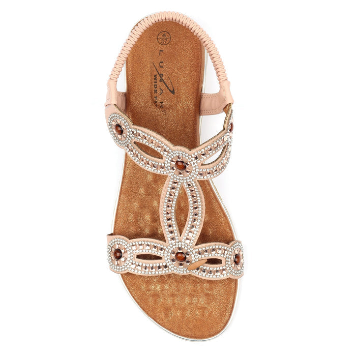 Indigo Pink Wide Fit Sandal