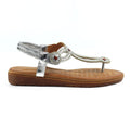 Iona Silver Sandal