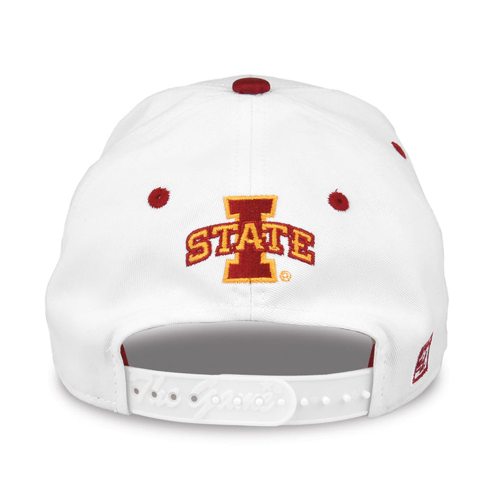 Iowa State Cyclones Bookstore Snapback - White, alternate view 1