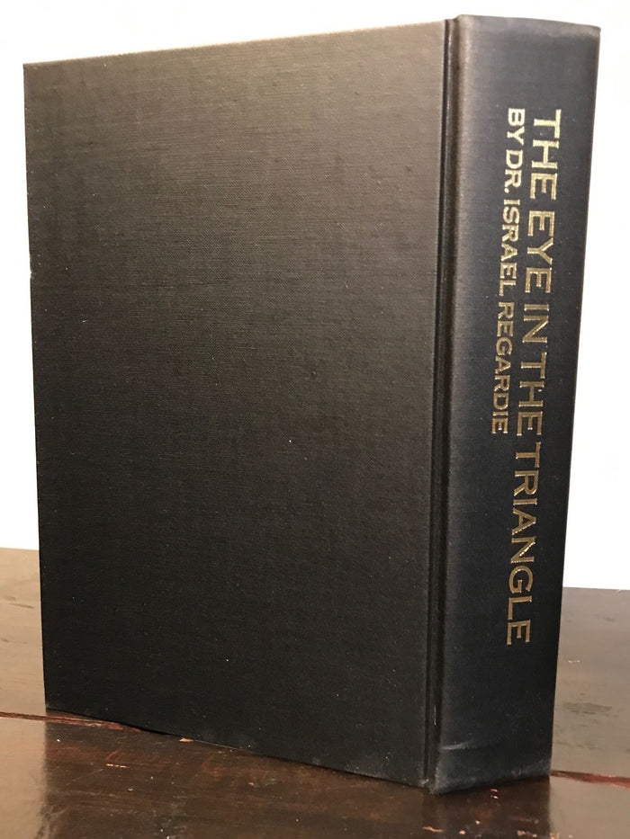 ISRAEL REGARDIE ~ ALEISTER CROWLEY EYE IN THE TRIANGLE Stated 1st/1st 1970 HC/DJ