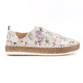 Iva White Leather Plimsoll