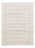 Ivory Modern Tribals Design Hand Loomed Wool Area Rug - The Rug Decor