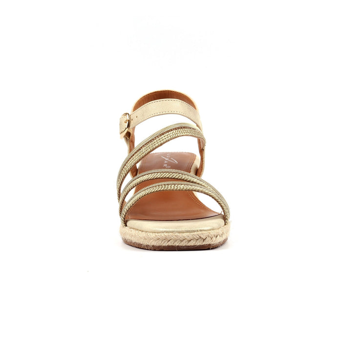 Izzy Gold Wedge Sandal