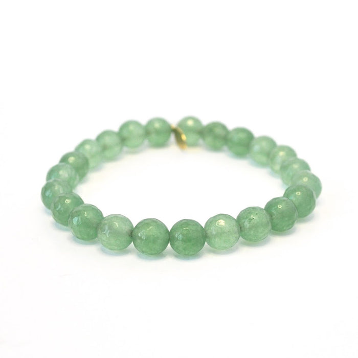 Jade Crystal Bracelet | Faceted