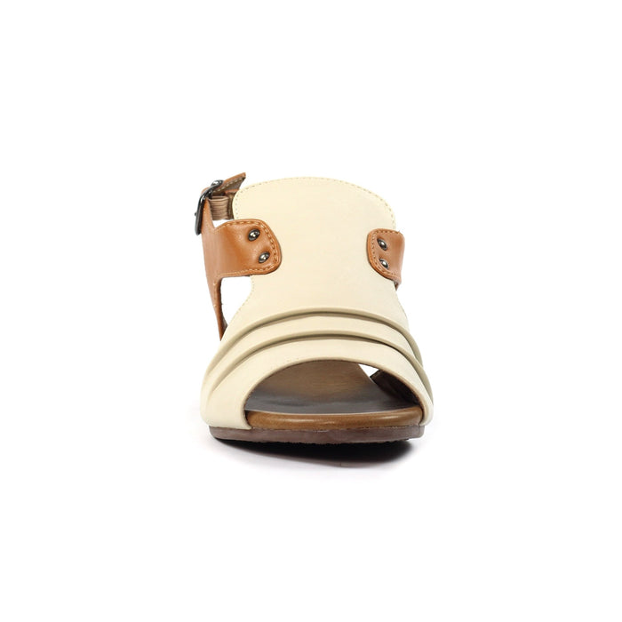 Jaden Beige Leather Sandal