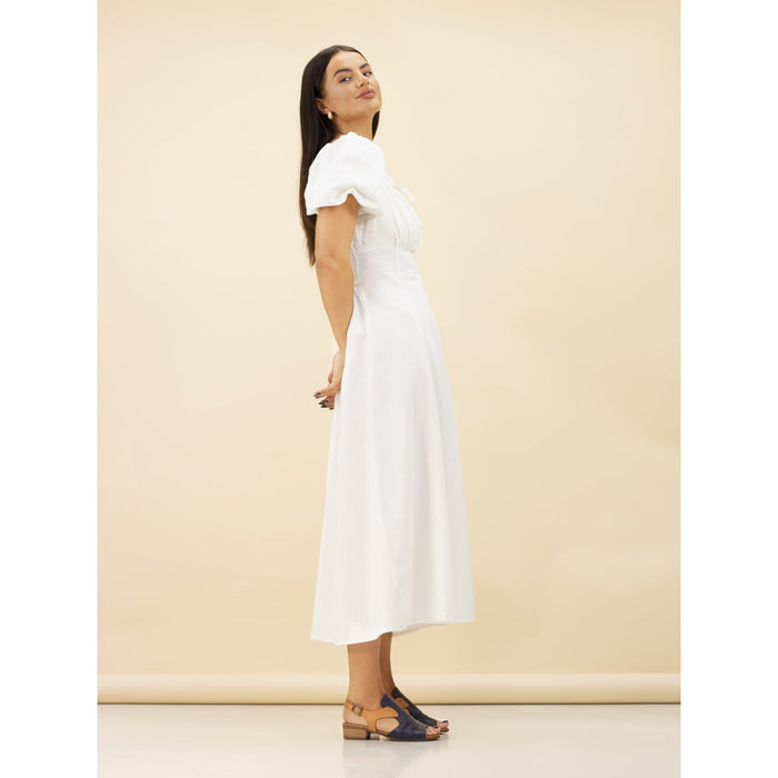 Jaden Navy Leather Sandal