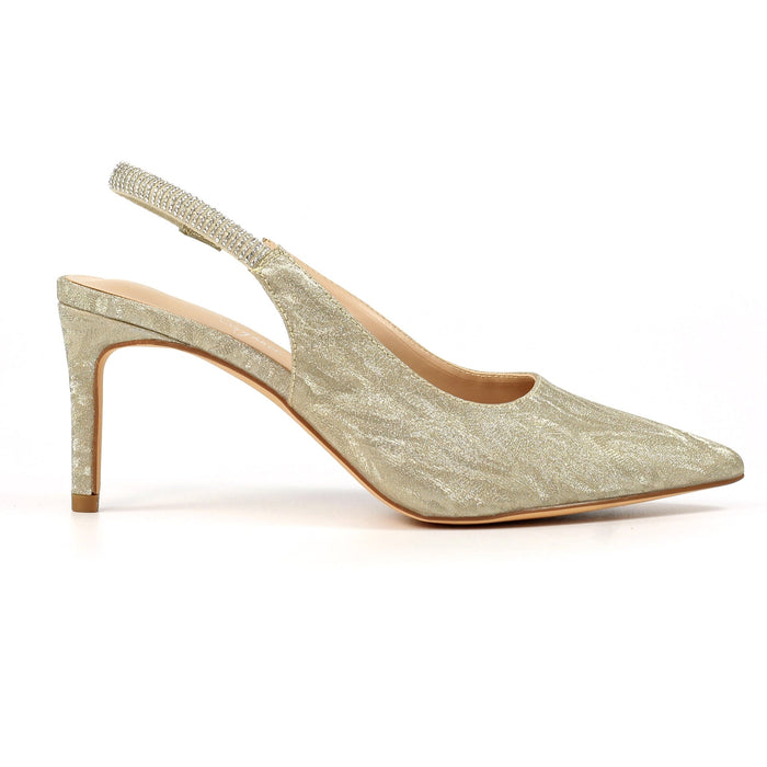 Janine Gold Slingback Heel