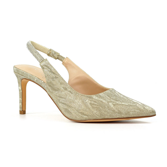 Janine Gold Slingback Heel