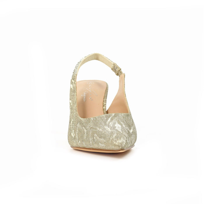 Janine Gold Slingback Heel