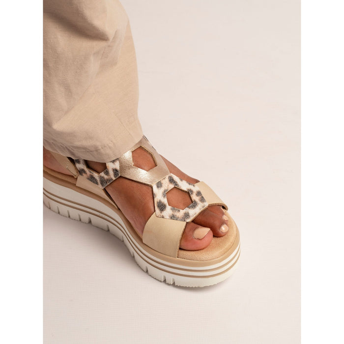 Jaslene Beige Sandal