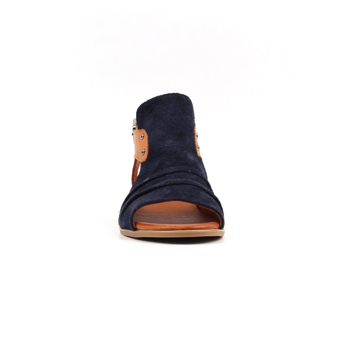 Jayleen Navy Leather Sandal