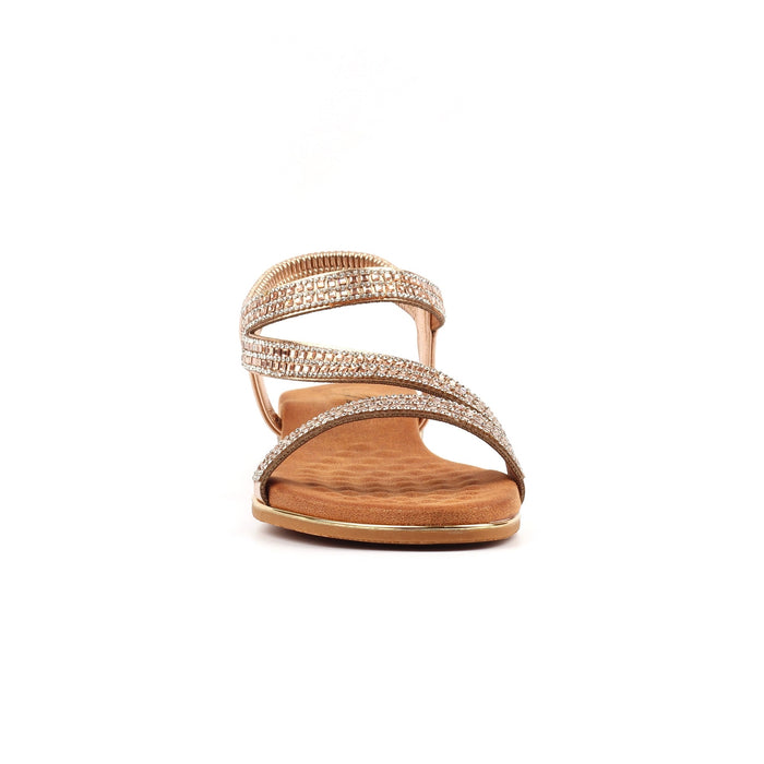 Jazmine Rose Gold Wide Fit Sandal