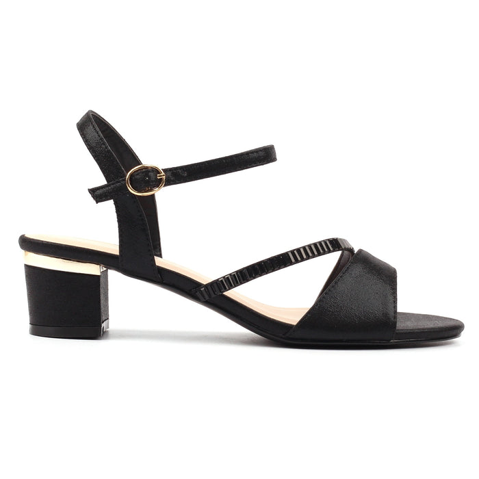 Jen Black Block Heel Sandal