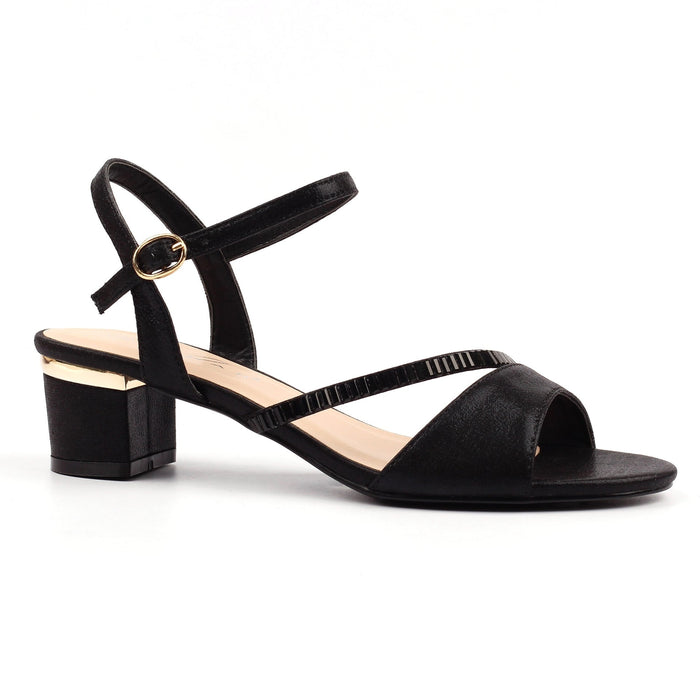 Jen Black Block Heel Sandal