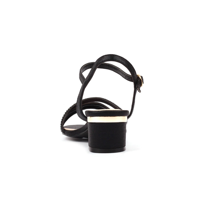 Jen Black Block Heel Sandal