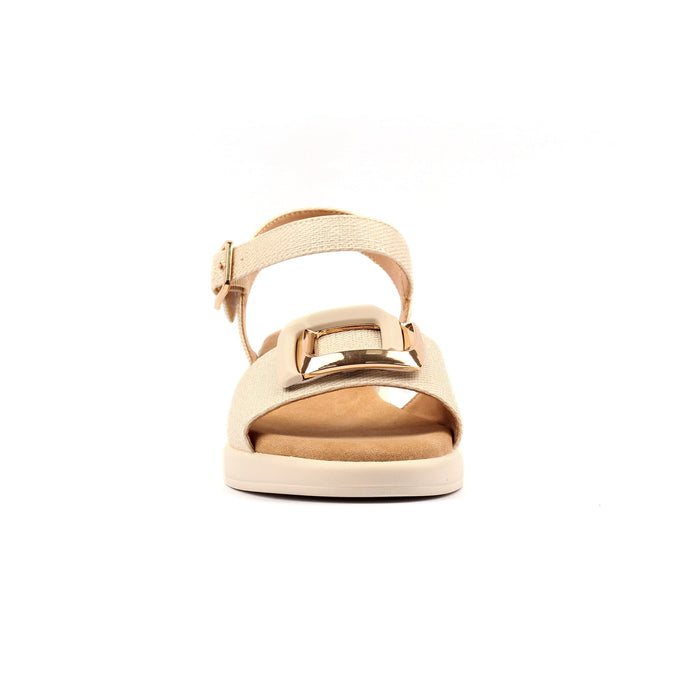 Jessika Beige Wedge Sandal