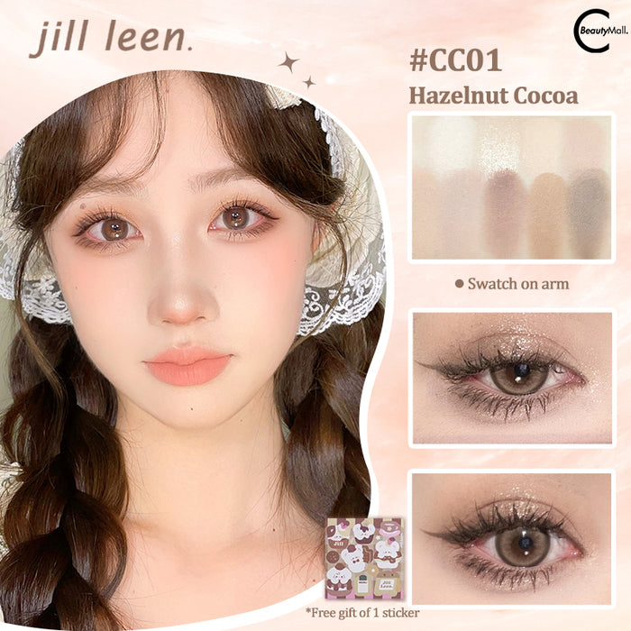 JILLLEEN Chocolate 9-Color Eyeshadow Palette shade CC01