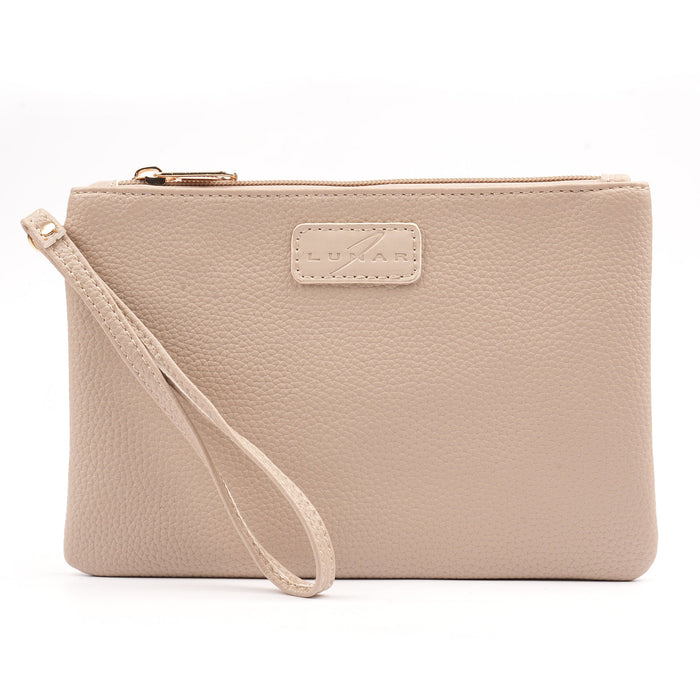 Jolie Beige Pouch Bag