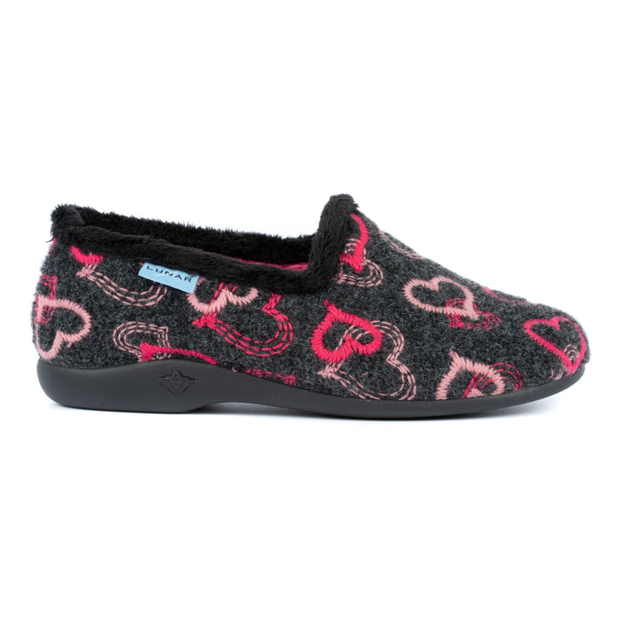 Jolly Black Heart Full Slipper