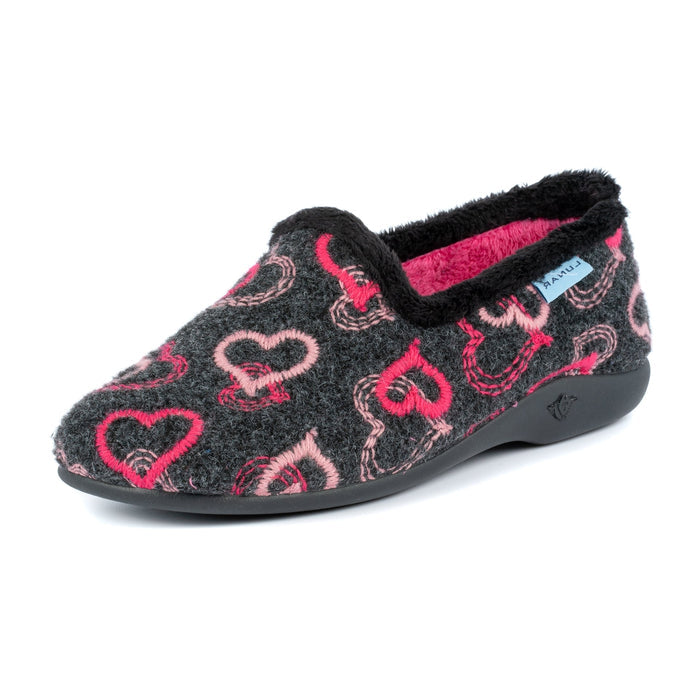 Jolly Black Heart Full Slipper