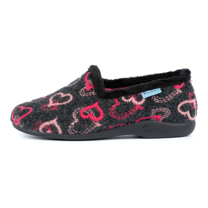 Jolly Black Heart Full Slipper