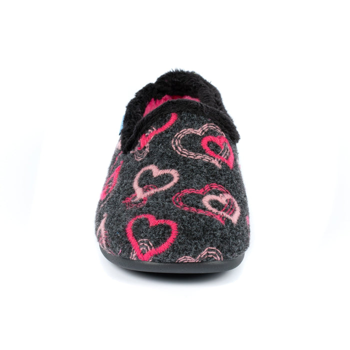 Jolly Black Heart Full Slipper