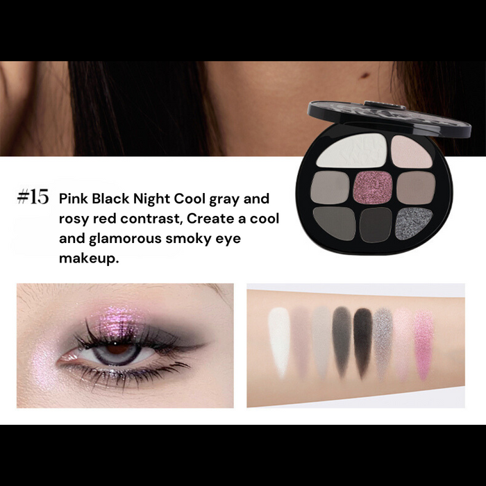 Joocyee Enzyme Smoke & Amber Eyeshadow Palette 16