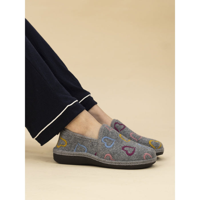 Joyful Grey Slipper