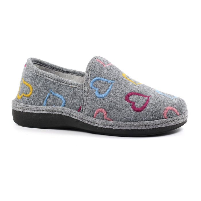 Joyful Grey Slipper