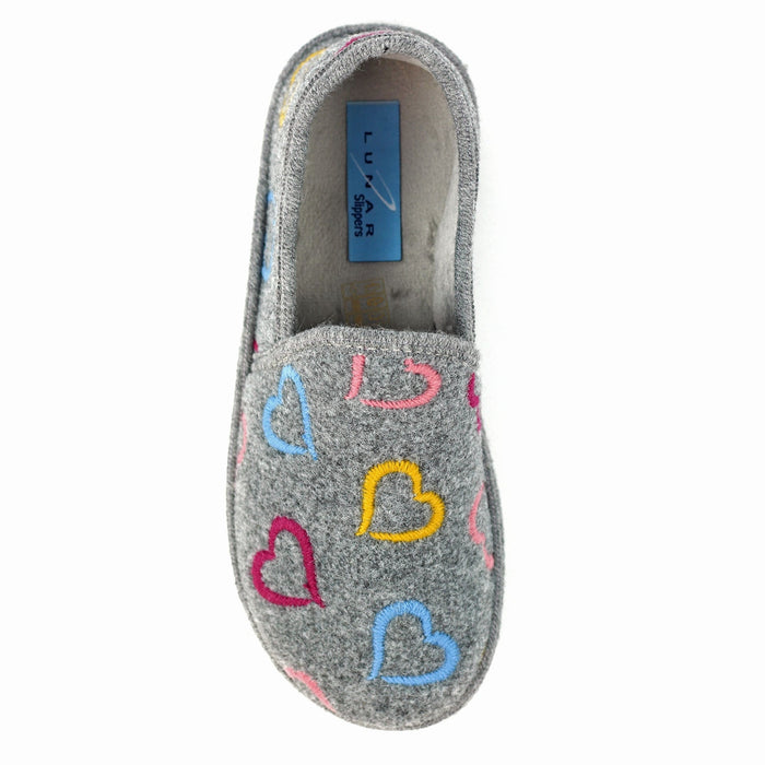 Joyful Grey Slipper