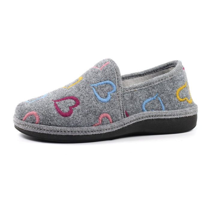 Joyful Grey Slipper