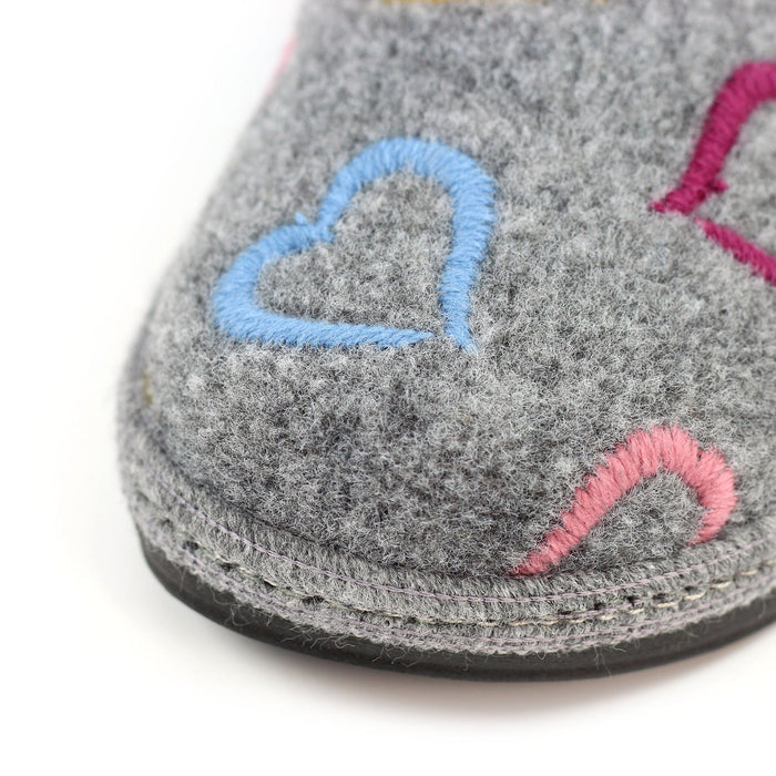 Joyful Grey Slipper