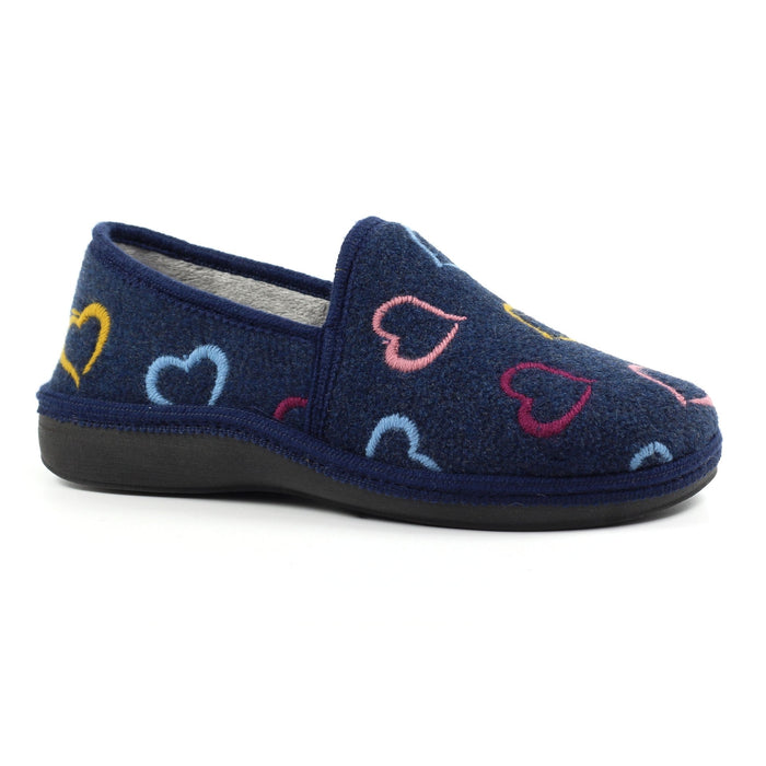 Joyful Navy Slipper