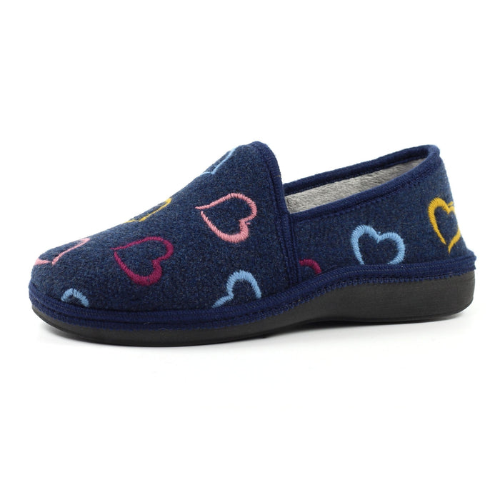 Joyful Navy Slipper